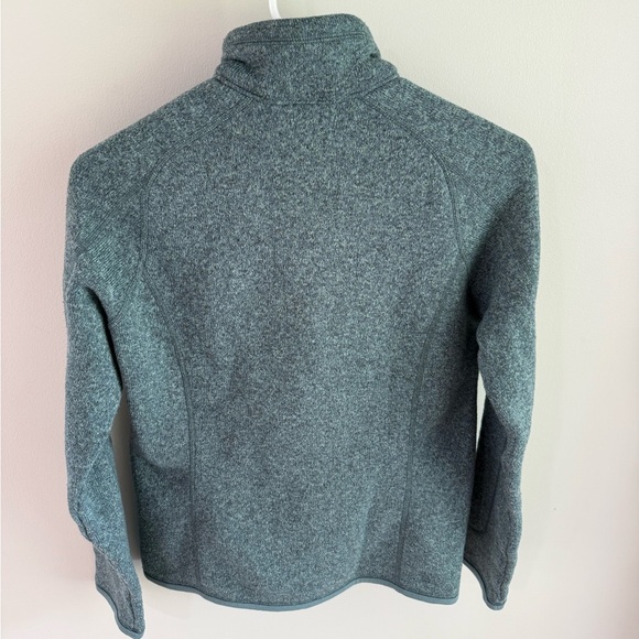 Patagonia Dark Teal Women’s Better Sweater 1/4 Zip Knitted Pullover - Small - Picture 3 of 14